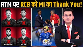 IPL Auction Akash Ambani hugged RCB Management when RCB denied RTM for Will Jacks [upl. by Iur]