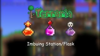 Estación de Imbuición y los Frascos  Tutorial Terraria 12 en español [upl. by Gabriel]