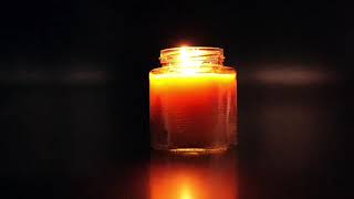 Bees wax candle light and burn [upl. by Christopher864]