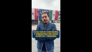 Contaduría y Administración en la UNAM Todo sobre aciertos y demanda [upl. by Saudra]