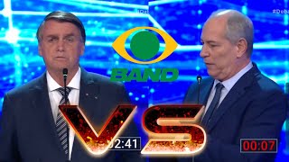 BOLSONARO GANHOU O DEBATE NA BAND QUEM SÃƒO OS CANDIDATOS A PRESIDENTE BOLSONARO CHAMA LULA DE EX [upl. by Home]