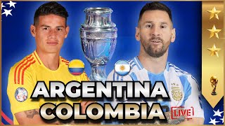 🔴 ARGENTINA  COLOMBIA LA PREVIA  FINAL COPA AMÉRICA 2024 [upl. by Euqitsym]