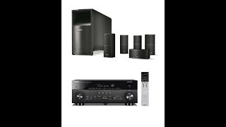 Bose Acoustimass 10 Series Home Theater System Bundle with Yamaha RXA770BL AV Receiv [upl. by Blackstock241]