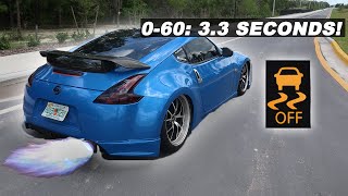 How To Launch An AUTOMATIC 370z The Fastest Way Possible [upl. by Haelahk]