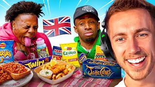 MINIMINTER REACTS TO SPEED TRIES BRITISH SNACKS [upl. by Costanza321]