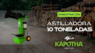 Demostración  Astilladora Kapotha 10 Toneladas [upl. by Opiuuk]