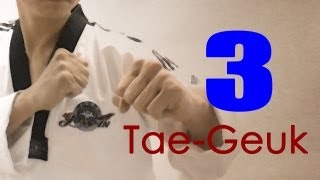 WT Taekwondo Poomsae Taegeuk 3 Jang  태극 3장  TaekwonWoo [upl. by Houston]