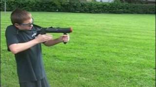 Homemade Airsoft Grenade Launcher Shooting Demo [upl. by Georas]