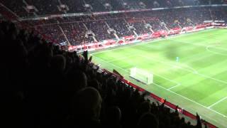 Twente  Ajax  0  2  2 maart 2013  Goal Alderweireld [upl. by Kcirdec]