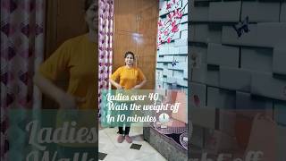 Effective Home Workout 10Minute Walk for Women Over 40 transform short video abs [upl. by Inilahs]