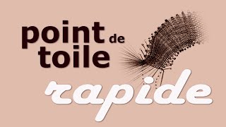 Comment faire le POINT DE TOILE rapide  Dentelle aux fuseau [upl. by Josy388]