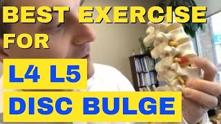 Best Exercise For L4 L5 Disc Bulge 4 Moves You Need To Know  Dr Walter Salubro [upl. by Keraj929]