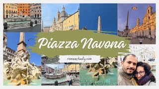 Romes Piazza Navona  All You Need to Know [upl. by Cyna]