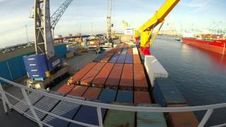 Loading at Rotterdam Rhenus Logistics Part 1 [upl. by Eilesor673]