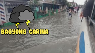 Baha sa bayan ng noveleta cavite  Bagyong carina [upl. by Aicel]