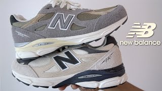 TEDDY SANTIS DOES IT AGAIN  NEW BALANCE 990 V3 MARBLEHEAD amp MOONBEAM REVIEW amp ON FEET [upl. by Sapowith582]