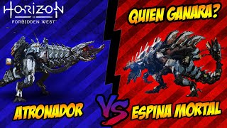 HORIZON FORBIDDEN WEST LUCHA EPICA ATRONADOR VS ESPINA MORTAL [upl. by Uriel991]