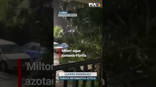 Los vientos de Milton son aún muy fuertes la alerta continúa en Florida [upl. by Rehpotirhc784]