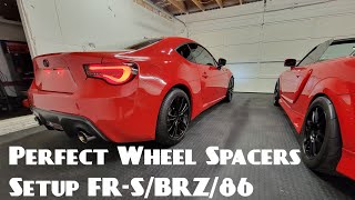 How To Install FRS WHEEL SPACERS [upl. by Rebmeced]