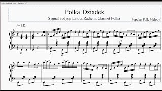 Polka Dziadek Akordeon Nuty Sygnał audycji Lato z Radiem Clarinet Polka sheet music [upl. by Juliano709]