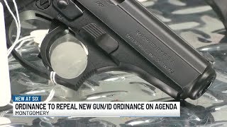 Montgomery City Council to possibly discuss removing new gunID ordinance [upl. by Aronson]