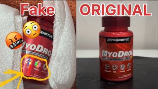 FAKE AND ORIGINAL MYODROL  MYOGENETIX MYODROL hsp [upl. by Ojok211]