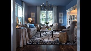 How Blue Color Affects Your Health  Blue Living Rooms Ideas [upl. by Assiralk]