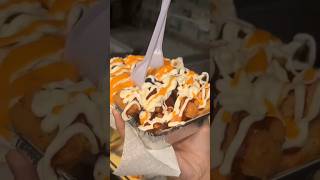 LOADED FRIES 🍟 cheesyfries bbqsauce loadeecheesyfries masalafries foodie streetfood jalapeno [upl. by Siroled]