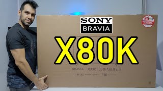 SONY X80K TRILUMINOS PRO UNBOXING Y REVIEW COMPLETA  Smart TV 4K [upl. by Yelik785]