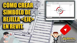 CÓMO CREAR SÍMBOLO DE REJILLA EJE EN REVIT  FÁCIL Y RÁPIDO REGALO FAMILIA 😱✅ [upl. by Rebmit]