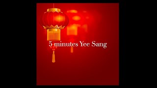 5 Minutes Healthy Easy Yee Sang Recipe [upl. by Inait78]