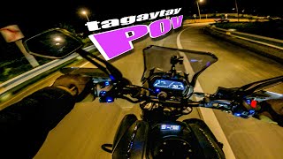 Tagaytay Road Trip night  POV  Checkpoint 4K [upl. by Divadnhoj]