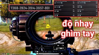 PUBG Mobile  Share Mã Code Setting  Độ Nhạy Ghìm Tay Mới Nhất Cùng Game MG3 Scope 6 [upl. by Gala286]