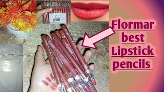 quotFlormar lip pencils swatches and reviewquot lippencil [upl. by Acassej915]