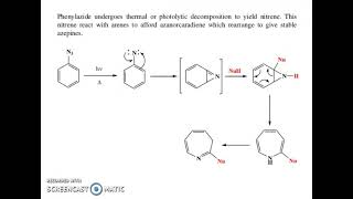 AZEPINE SYNTHESIS AND REACTIONS [upl. by Holsworth]