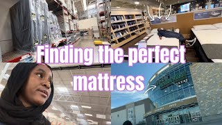 VLOG  Finding the best Mattress  Nebraska furniture mart  Sams club  more [upl. by Idnor]