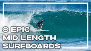 8 MORE Epic Mid Length Surfboards For Your Quiver 🏄‍♂️  Stoked For Travel [upl. by Orms]