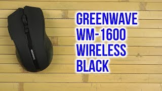 Распаковка Greenwave WM1600 Wireless Black [upl. by Onibas]