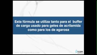 Preparación de buffer o tampón de carga para electroforesis [upl. by Jory522]