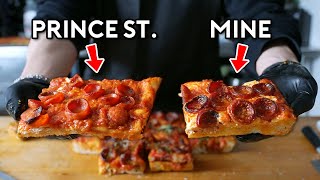 Recreating NYC’s 8 Pizza Slice That Broke The Internet  Anything with Alvin [upl. by Aihsema]