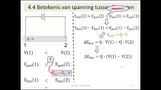 elektrostatica  betekenis van spanning tussen 2 punten [upl. by Tirrej982]