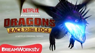 An Electrifying Battle  DRAGONS RACE TO THE EDGE [upl. by Monjo]