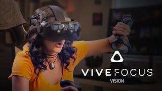 Introducing VIVE Focus Vision  NextGen VR Gaming by HTC VIVE [upl. by Lombard]