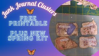 Making Clusters From a Free Printable and Introducing New Spring Kit [upl. by Veronique723]