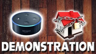 Smart Home Security Alexa Home Alarm Demonstration [upl. by Anivad]