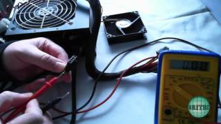 Manually Test a PSU Power Supply With a Multimeter by Britec [upl. by Ajad]