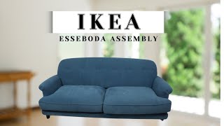 Esseboda IKEA Sofa Assembly Tutorial  REVIEW and RATING [upl. by Darreg675]