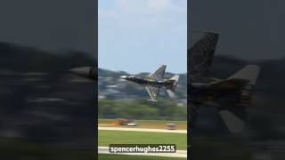 F16 Takeoff  Lincoln NE airshow f16 fightingfalcon viper demo aviation usaf fighterjet [upl. by Iznek]