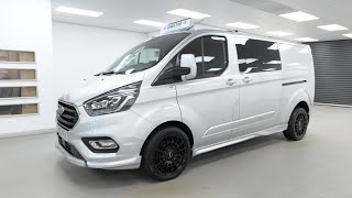 Ford Transit Custom 320 20 Limited Edition Silver Automatic 170 BHP Crewcab  BC69 FKY  VanStar [upl. by Yaffit]