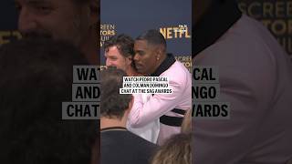 Watch Pedro Pascal and Colman Domingo chat at the sag awards [upl. by Ecirtnahs]